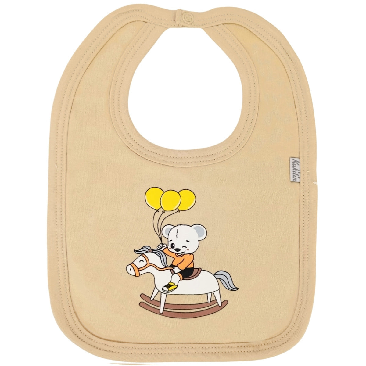 Babero en algodón Con Broche - S2417