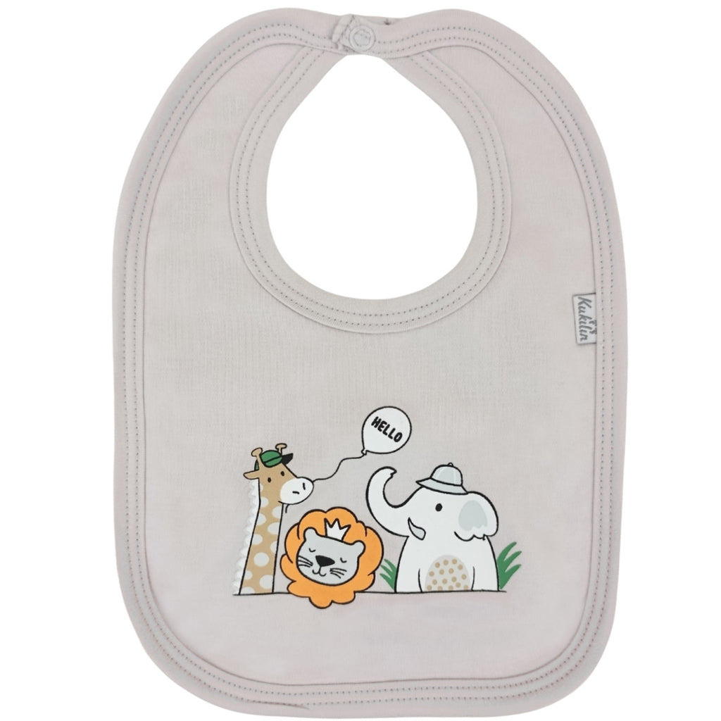 Babero en algodón Con Broche - S2420