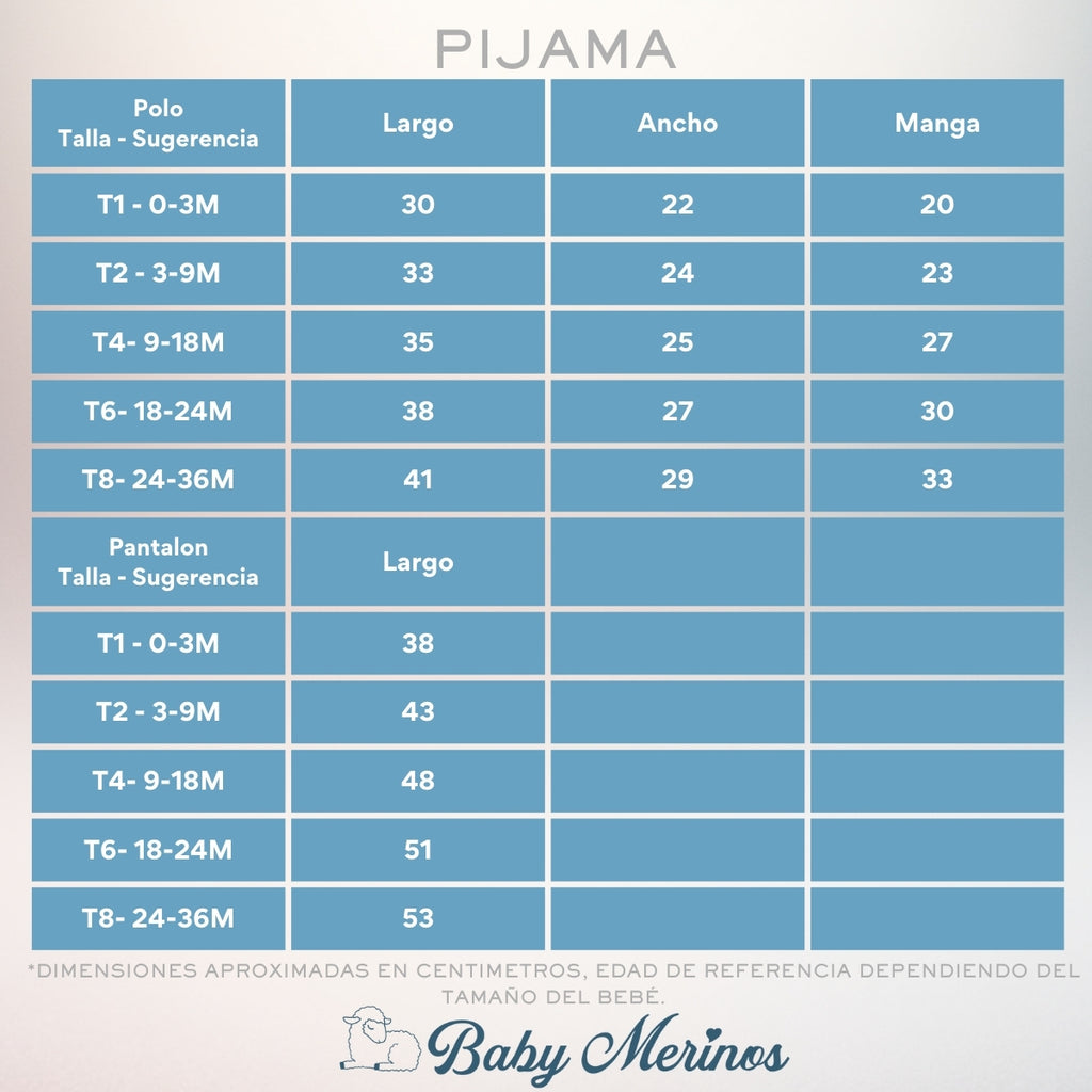 Pijama Niño 100% Algodón suave - S2429