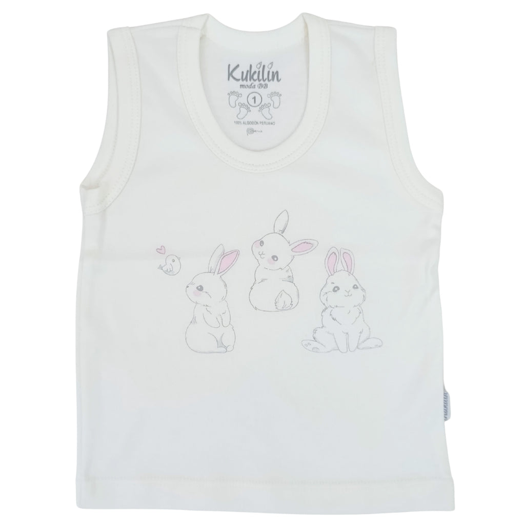 Polo Sin Mangas Bividí de Bebe - N70