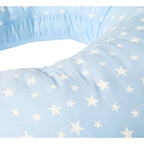 Cojín de lactancia - Estrellas - Celeste
