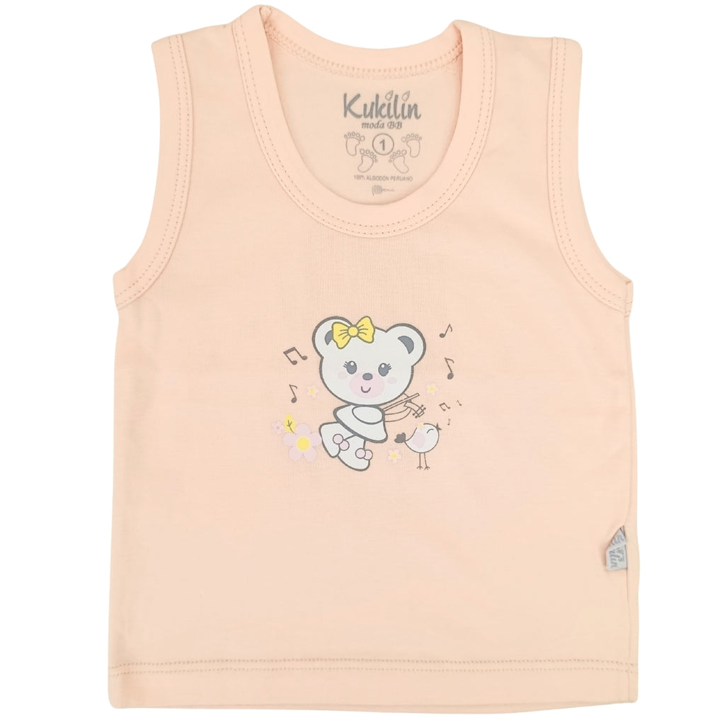 Polo Sin Mangas Bividí de Bebe - N73