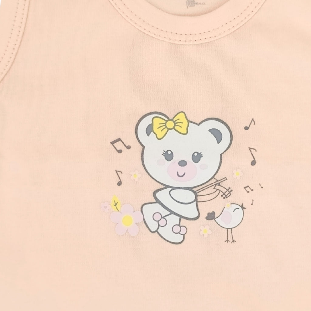 Polo Sin Mangas Bividí de Bebe - N73