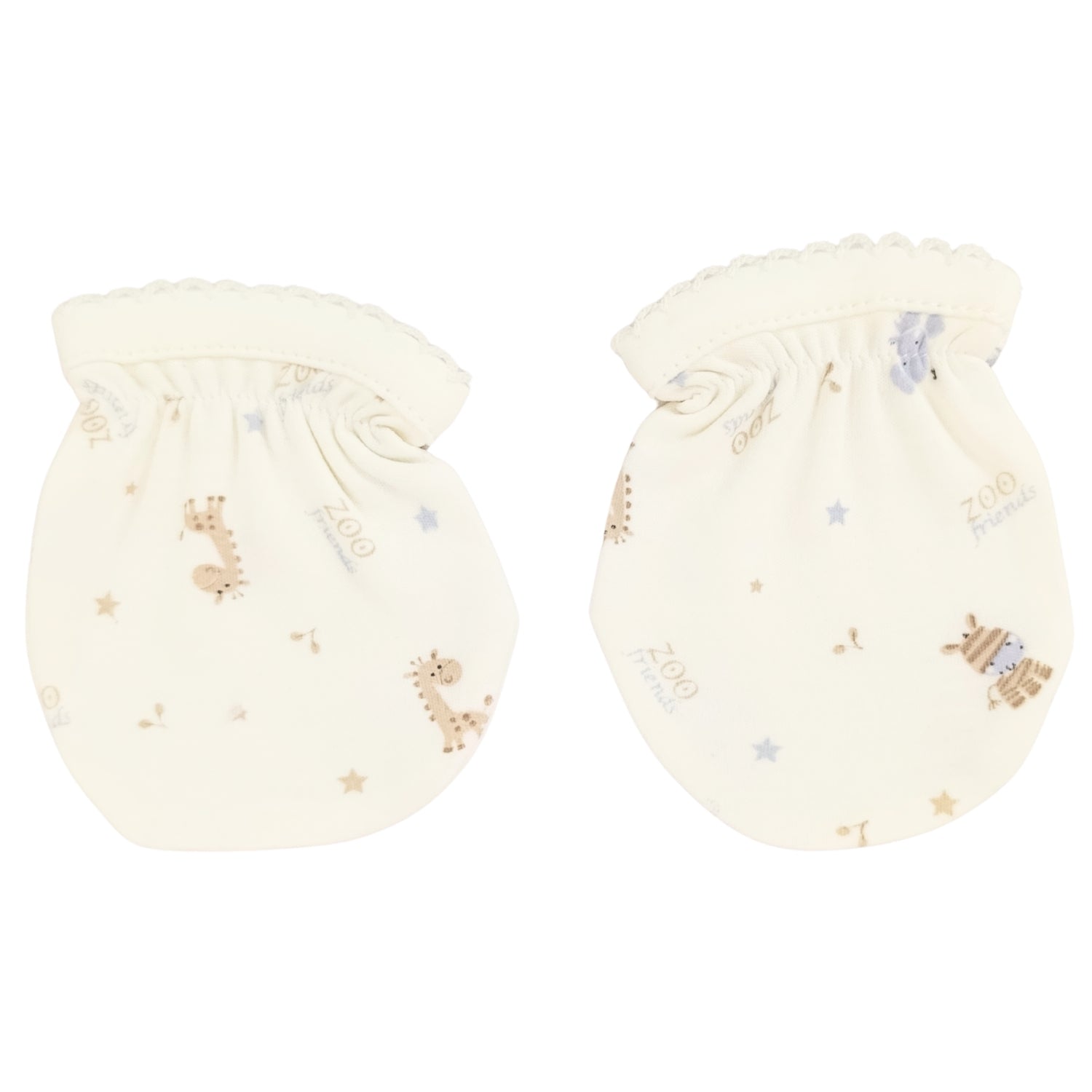 Mitones de Algodón para Recién Nacido Niño  | Set x3 Pares | T2202