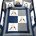 Set de Cama Cuna Cajonera y 4 protectores - Prestige - Principe Azul