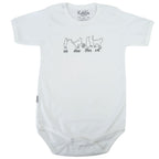 Pack de 2 Bodys de Bebé Manga Corta - N11
