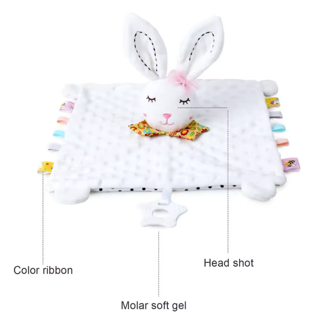 Mantita de Apego Dulce Conejito - Blanco