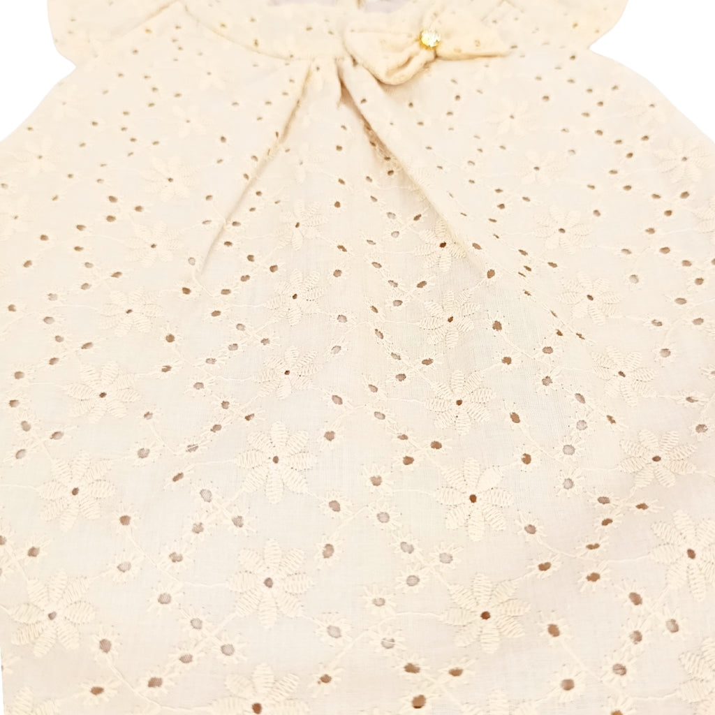 Vestido bebé - Kateryn - Crema