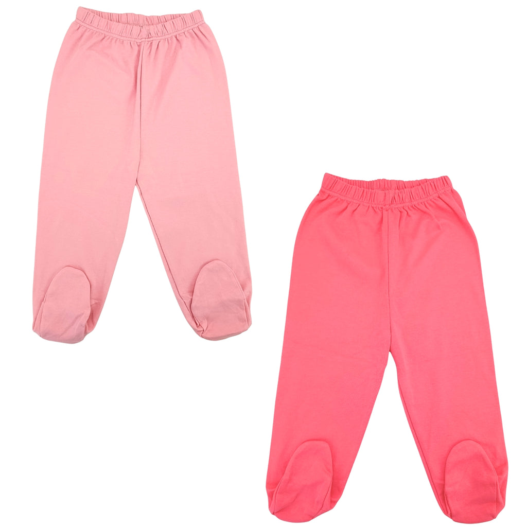 Pack de 2 Pantalones de Bebé con Pie - N7