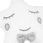 Cojin - Estrella Elegante V4 - Blanco y Plomo