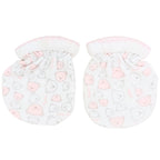 Mitones de Algodón Niña para Recién Nacido | Set x3 Pares | T2202