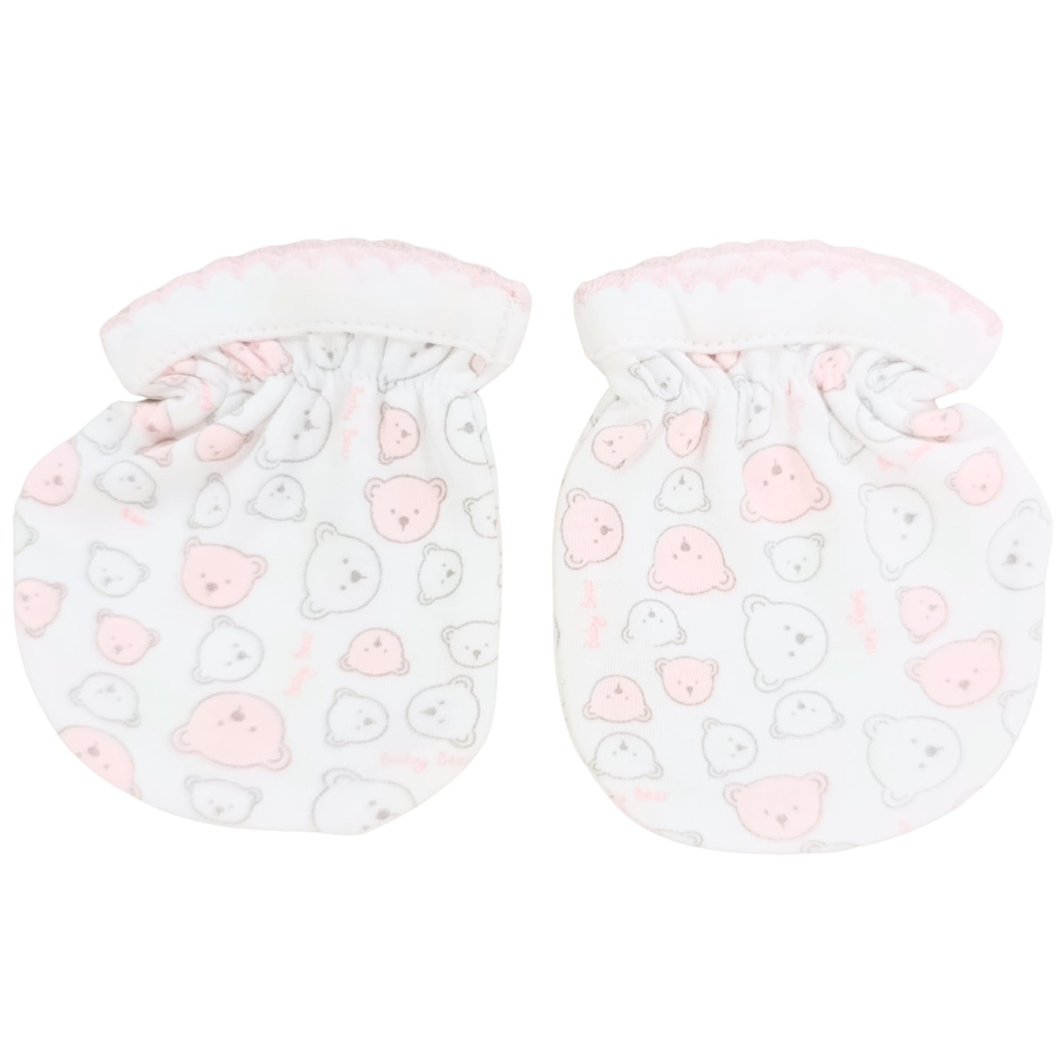 Mitones de Algodón Niña para Recién Nacido | Set x3 Pares | T2202