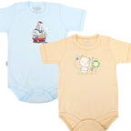 Pack de 2 Bodys de Bebé Manga Corta - N8