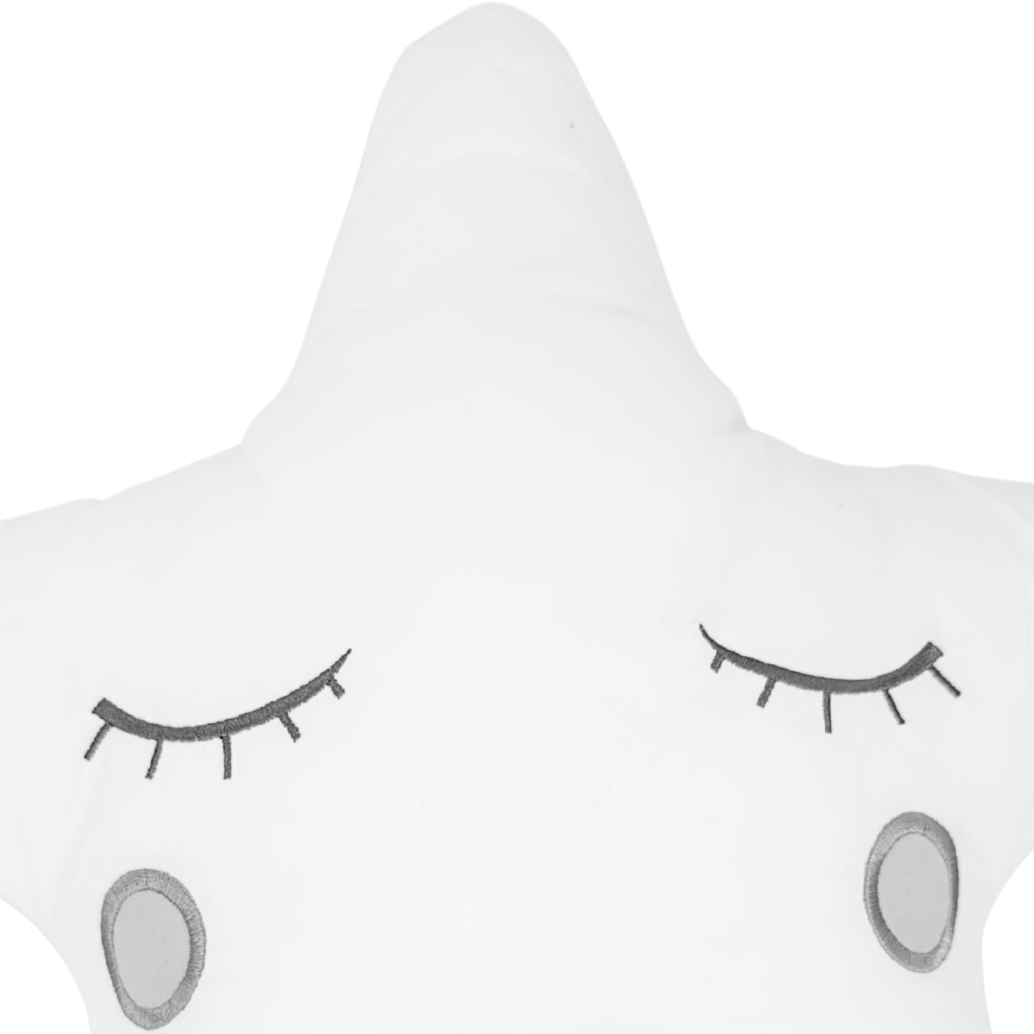 Cojin - Estrella Elegante V4 - Blanco y Plomo