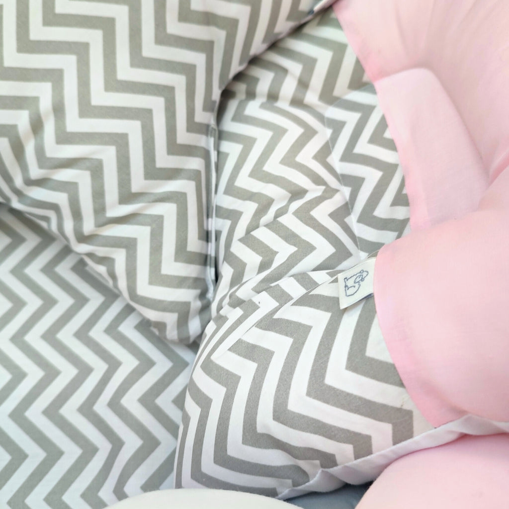 Nido Colecho Trenzado Mar Rosado