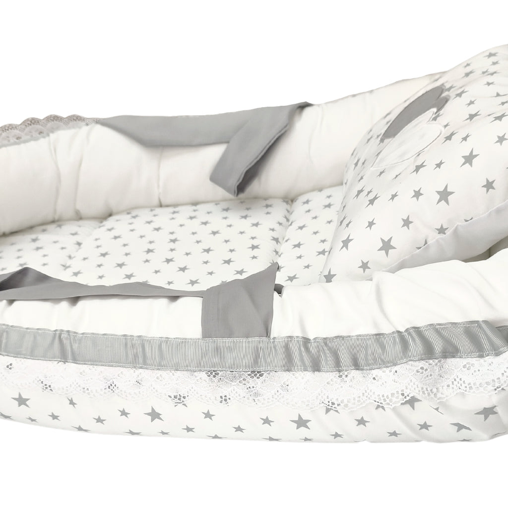 Nido Colecho Expandible Jumbo Estrellas - Blanco