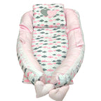 Nido Colecho Expandible Jumbo Nubes - Rosado