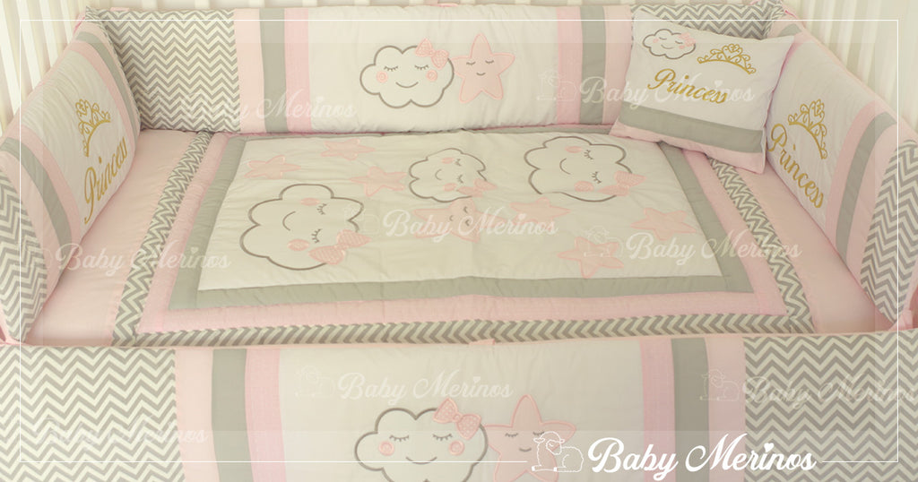 Set de Cuna y 4 protectores - Prestige - La pequeña nube