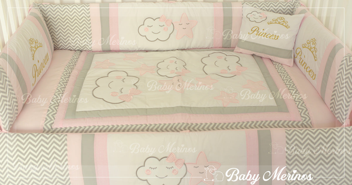Set de Cuna y 4 protectores - Prestige - La pequeña nube