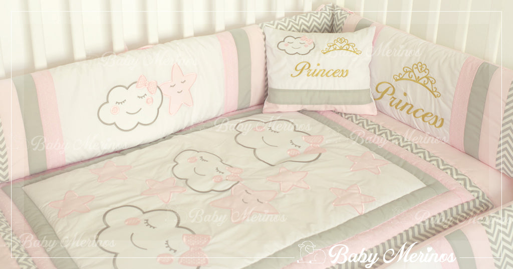 Set de Cuna y 4 protectores - Prestige - La pequeña nube