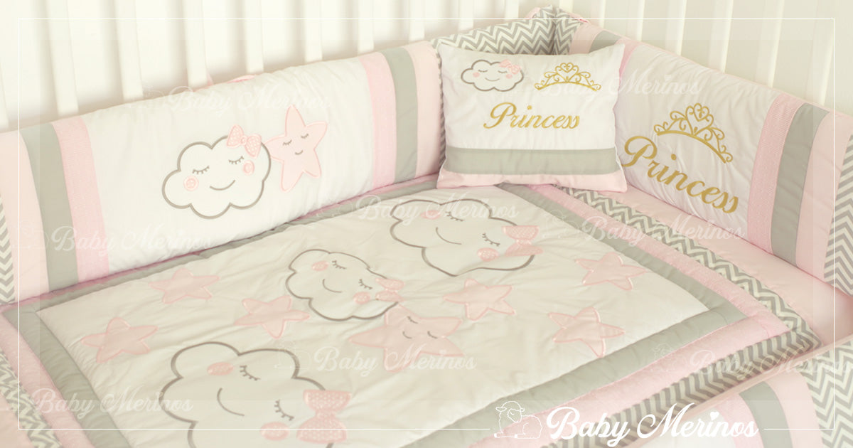 Set de Cuna y 4 protectores - Prestige - La pequeña nube