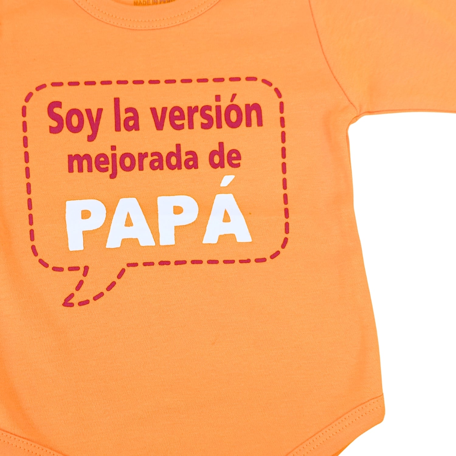 Body Bebé Manga Larga - Soy la version mejorada de papa - N93