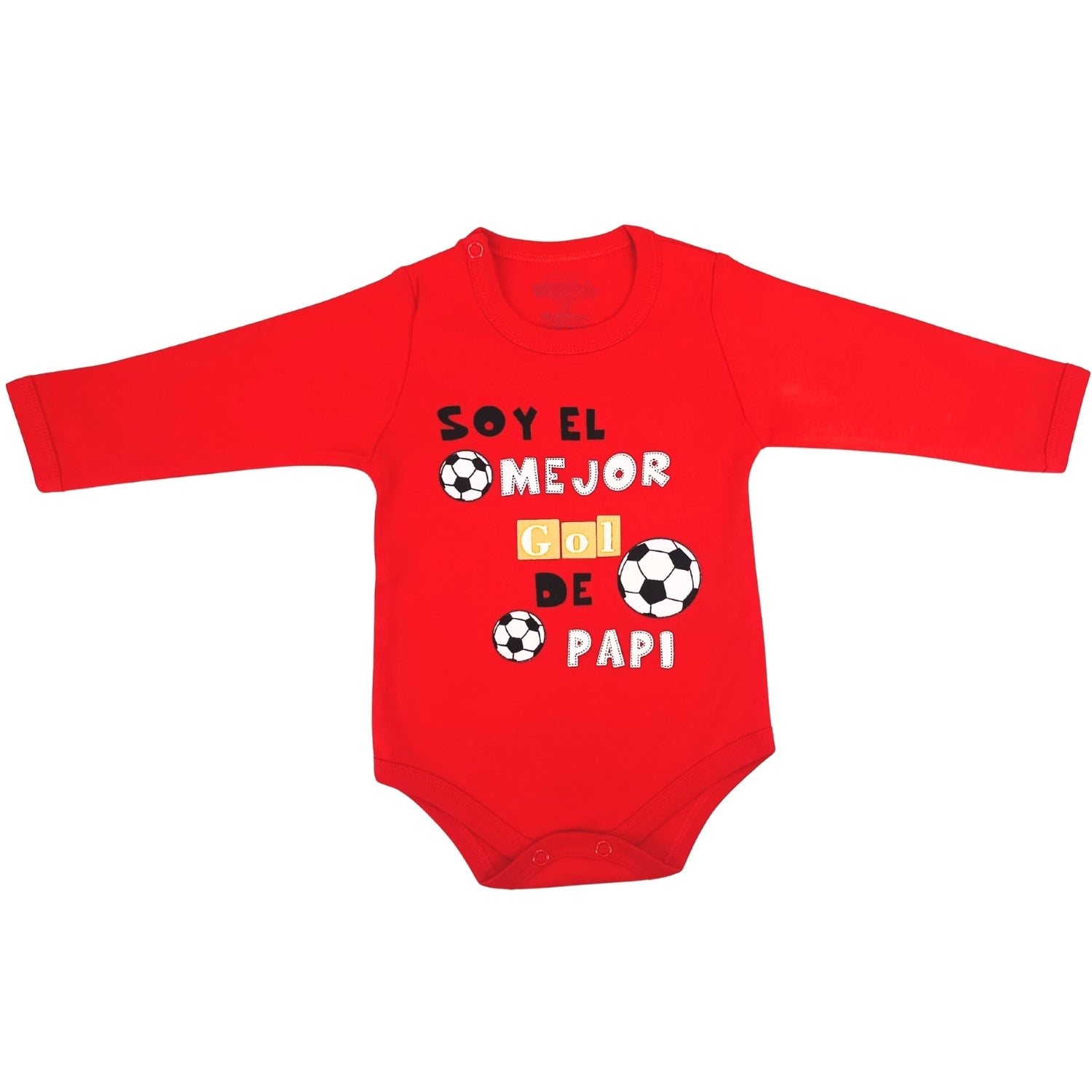 Body Bebé Manga Larga - Soy el mejor gol de papi - N95