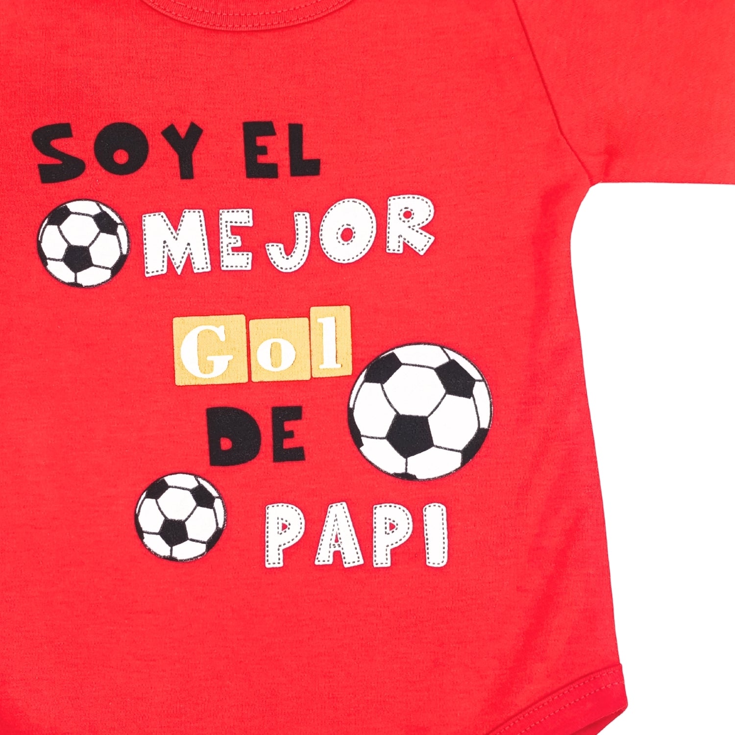 Body Bebé Manga Larga - Soy el mejor gol de papi - N95
