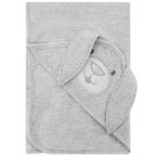 Manta bebe delgada - Conejo - Gris