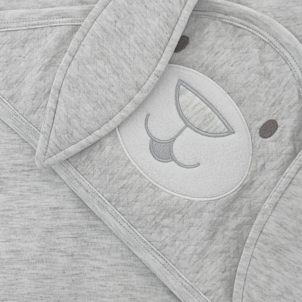 Manta bebe delgada - Conejo - Gris