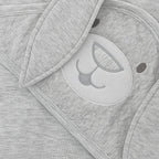 Manta bebe delgada - Conejo - Gris