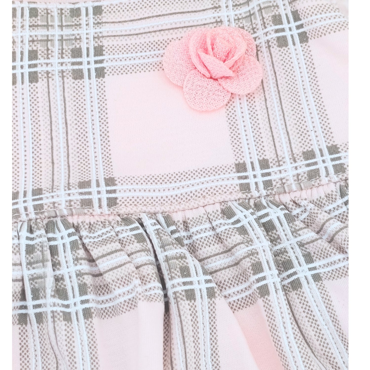 Vestido Escocés Bebé Rosado