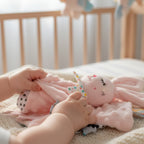 Mantita de Apego Dulce Conejito - Rosado