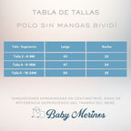 Polo Sin Mangas Bividí de Bebe - N79