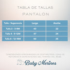Pantalón en Algodón con Detalle Trasero - N11